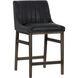 Halden 36.5 inch Vintage Black Counter Stool
